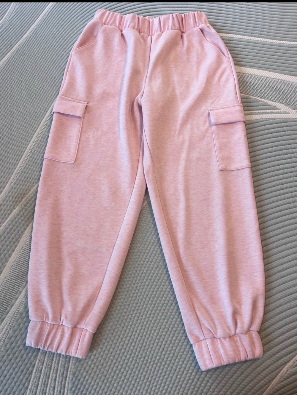 Size medium- Express soft cozy cargo joggers- pink